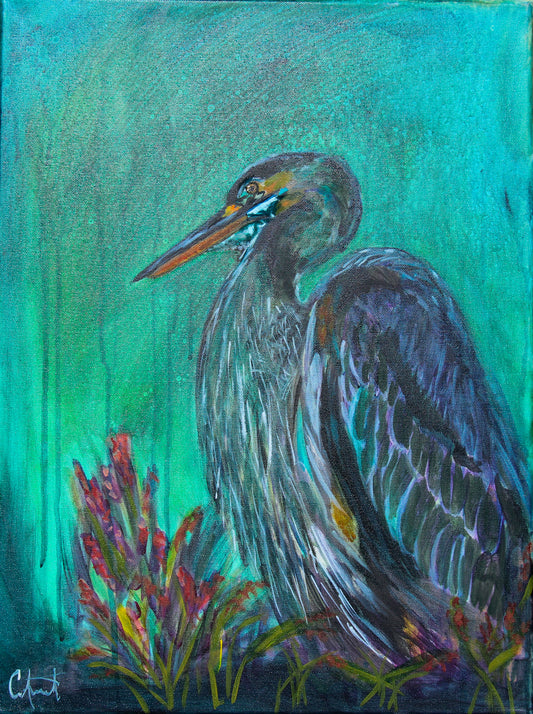 Majestic Blue Heron